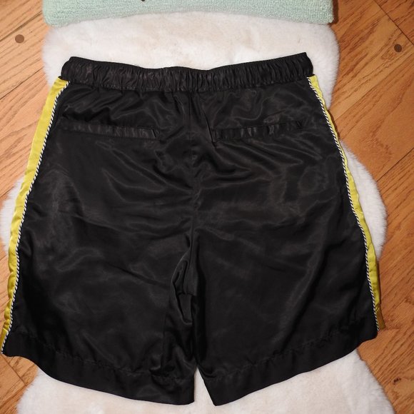 Diesel Black Satin Boxing Shorts Large Tekno